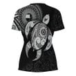Love New Zealand Clothing - Tuvalu Islands Polynesia - V-neck T-shirt A95 | Love New Zealand