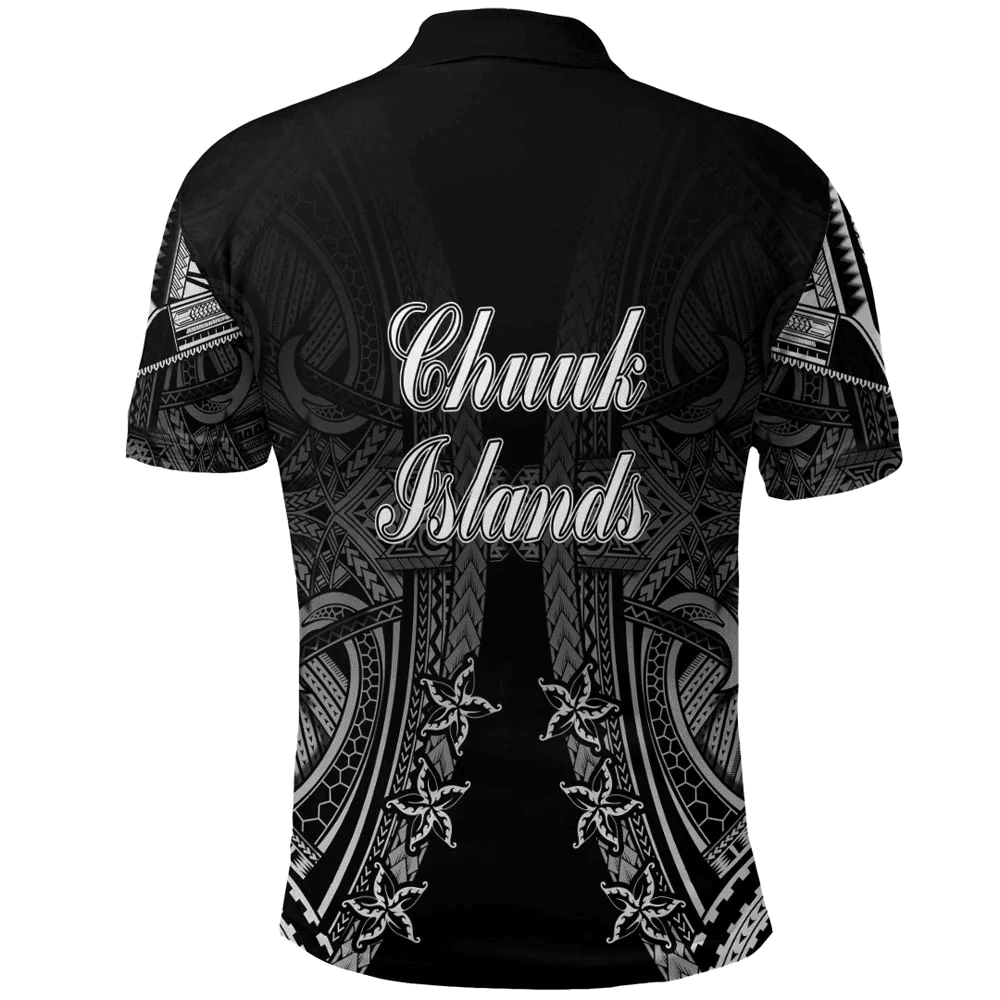 Chuck Islands Tattoo Polo Shirts | 1sttheworld