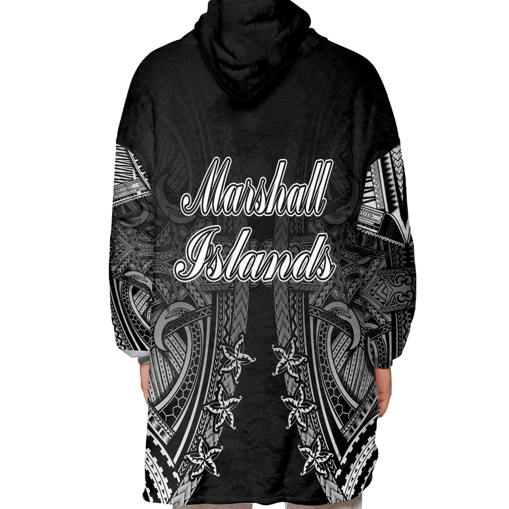 Marshall Islands Tattoo Oodie Blanket Hoodie | 1sttheworld
