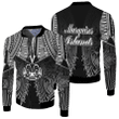 1sttheworld Clothing - Marquises Islands Tattoo Fleece Winter Jacket | 1sttheworld