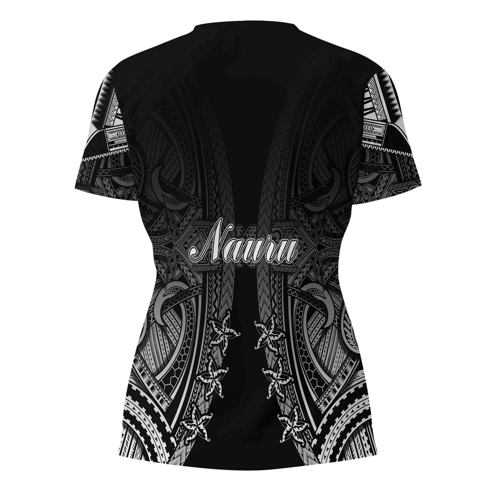 Nauru Tattoo V-neck T-shirt | 1sttheworld