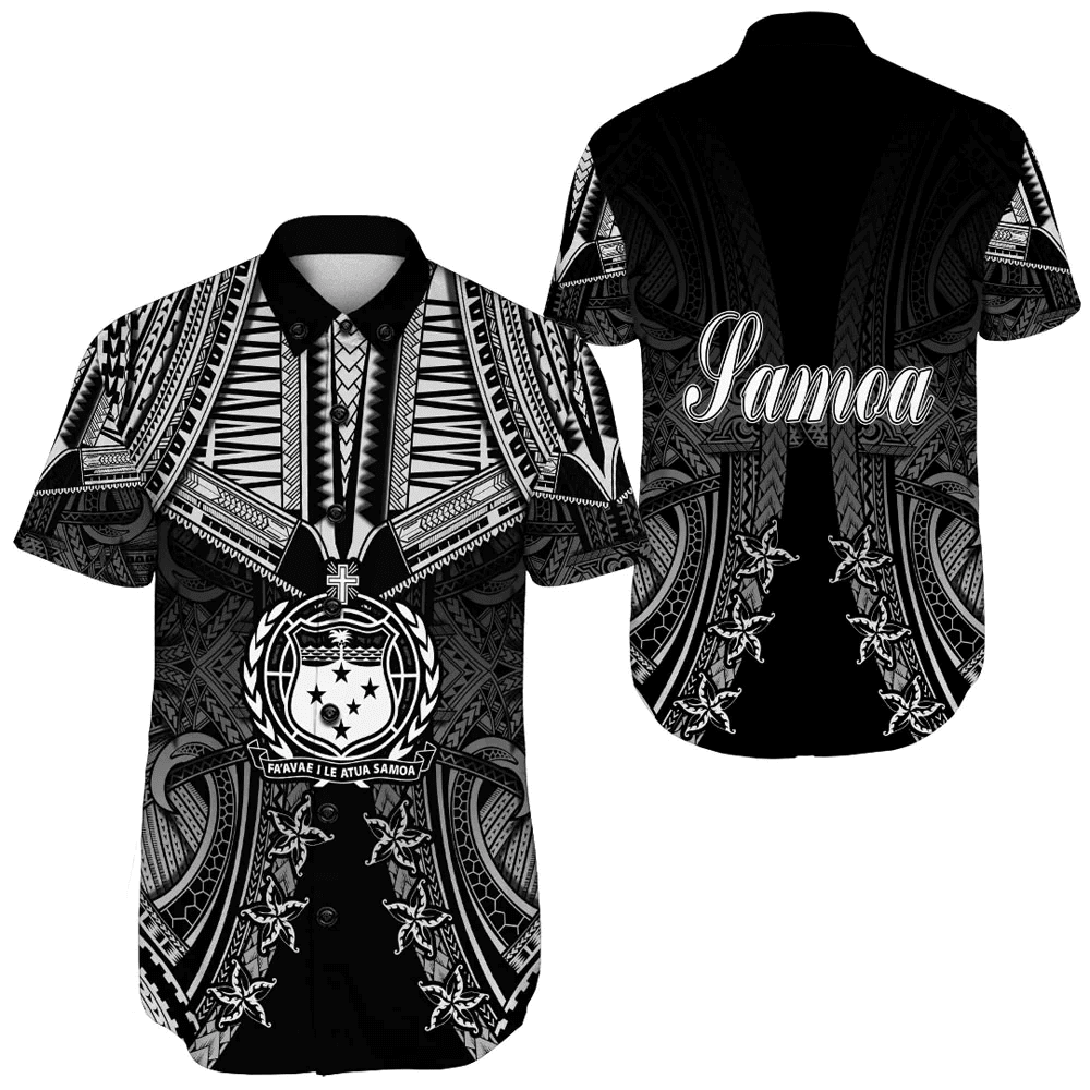 Samoa Tattoo Short Sleeve Shirt | 1sttheworld