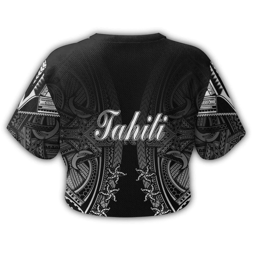 Tahiti Tattoo Croptop T-shirt | 1sttheworld