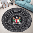 Love New Zealand Round Carpet - Fiji Coat Of Arms Color A95