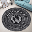 Love New Zealand Round Carpet - Pohnpei Islands A95