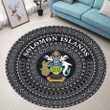 Love New Zealand Round Carpet - Solomon Islands Coat Of Arms Color A95