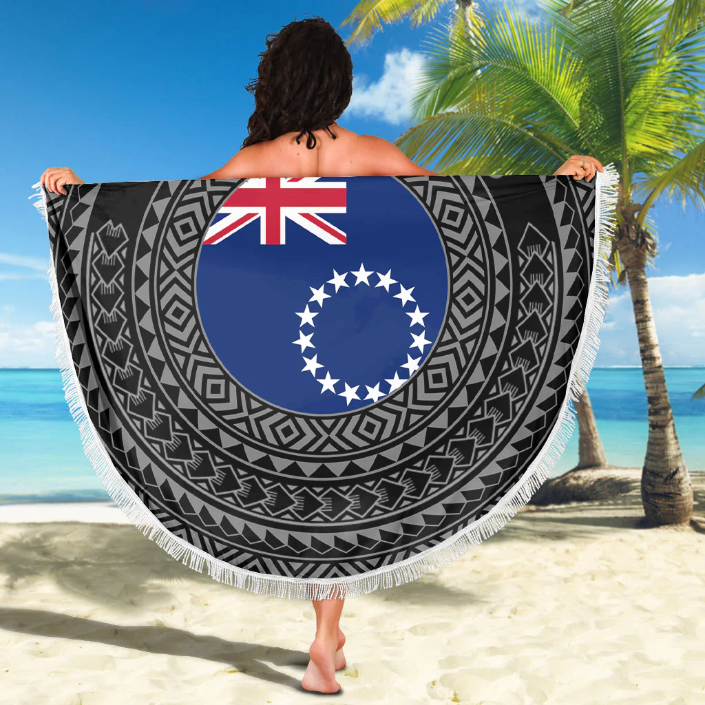 1sttheworld Beach Blanket - Cook Islands Flag Color A95