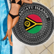 1sttheworld Beach Blanket - Vanuatu Islands Flag Color A95