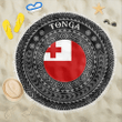 1sttheworld Beach Blanket - Tonga Flag Color A95