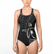 Love New Zealand Clothing - Chuuk Islands Polynesia Turtle Coat Of Arms Women Low Cut Swimsuit A95 | Love New Zealand