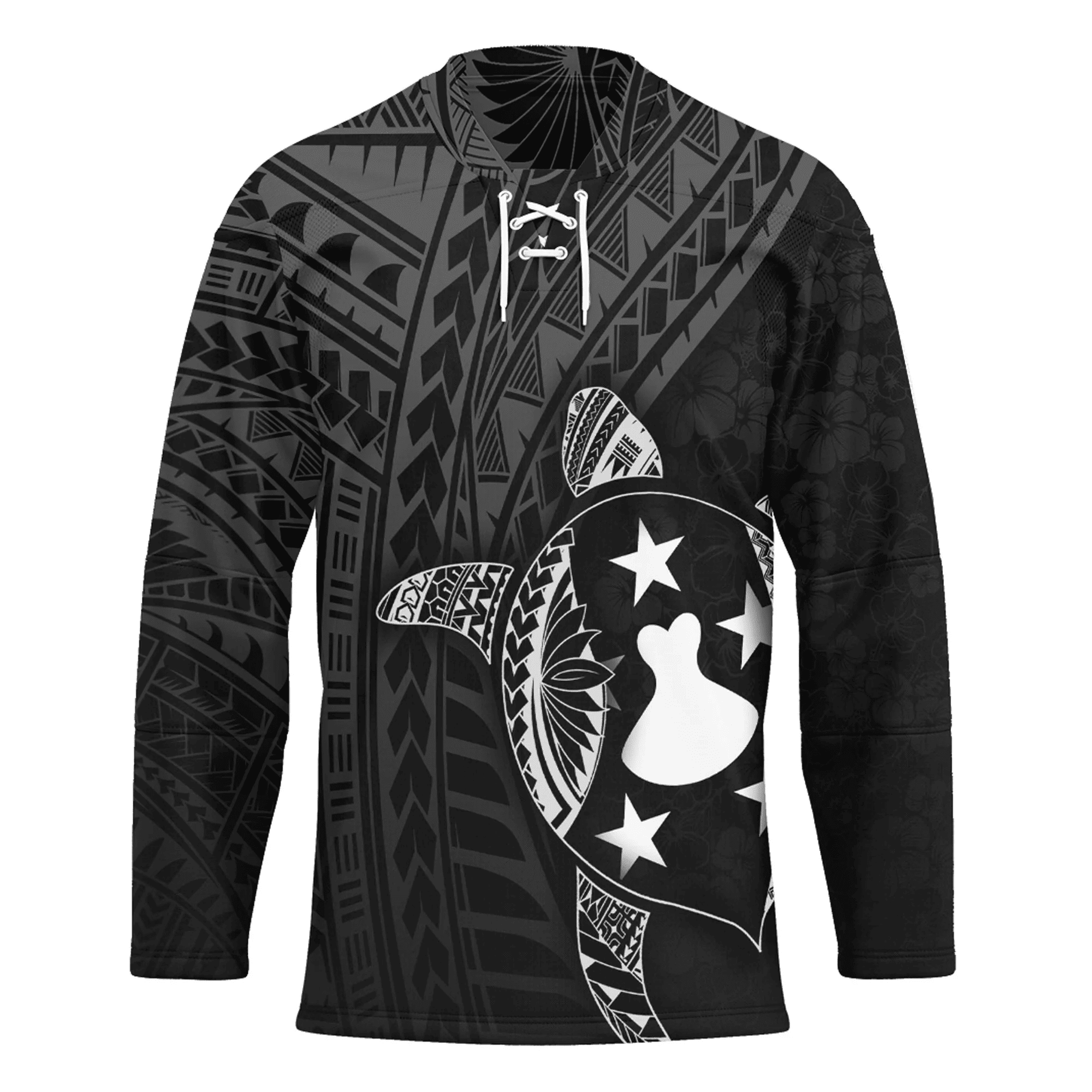Love New Zealand Clothing - Austral Islands Polynesia Turtle Coat Of Arms Hockey Jersey A95 | Love New Zealand