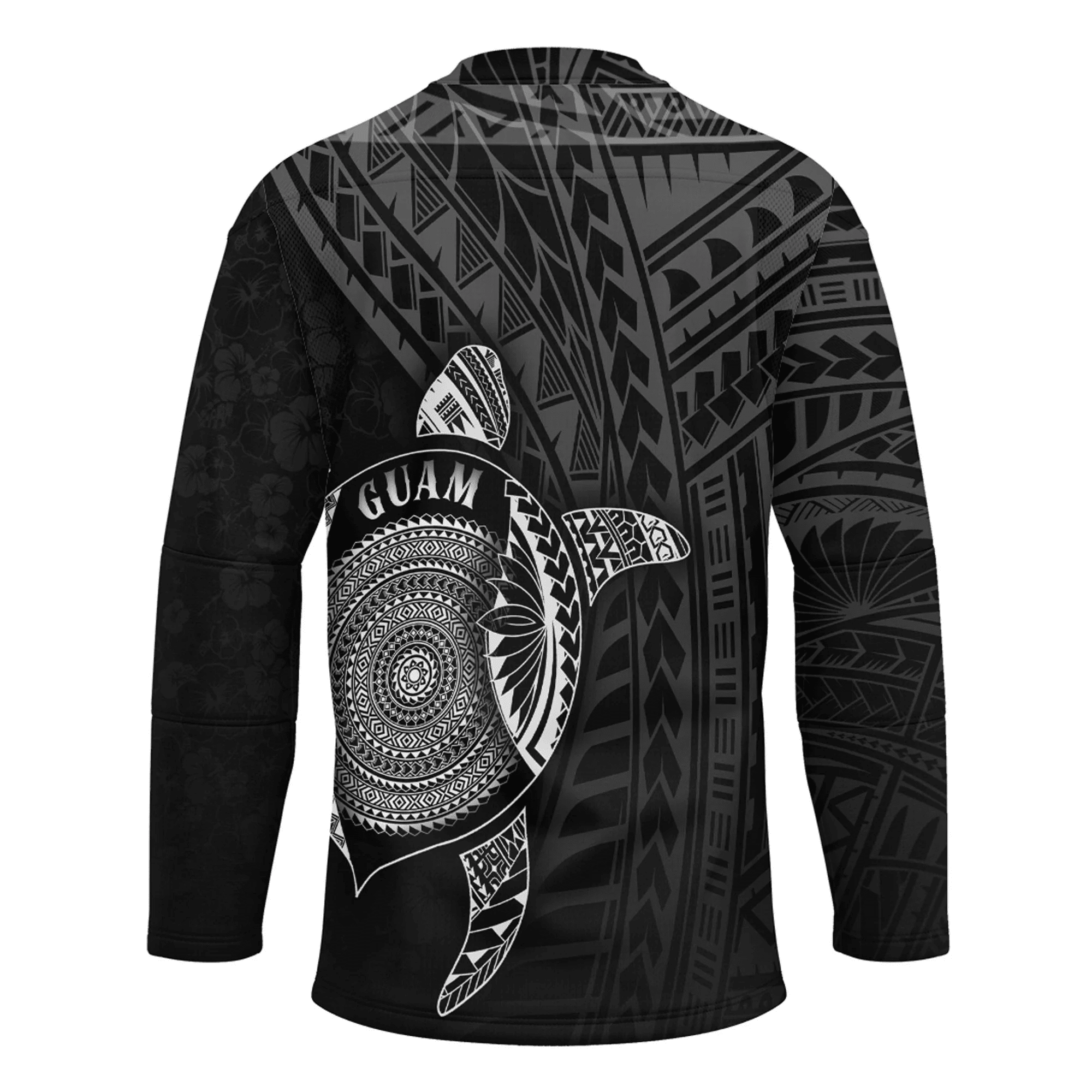 Love New Zealand Clothing - Guam Polynesia Turtle Coat Of Arms Hockey Jersey A95 | Love New Zealand