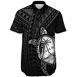 Love New Zealand Clothing - Guam Polynesia Turtle Coat Of Arms Short Sleeve Shirt A95 | Love New Zealand