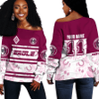 Manly Warringah Sea Eagles Aboriginal Pattern 2023 Off Shoulder Sweaters A35 | Love New Zealand