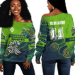 Canberra Raiders Aboriginal Pattern 2023 Off Shoulder Sweaters A35 | Love New Zealand