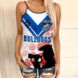 Canterbury-Bankstown Bulldogs Aboriginal Pattern 2023 Criss Cross Tanktop A35 | Love New Zealand
