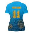 Gold Coast Titans Aboriginal Pattern 2023 V-neck T-shirt A35 | Love New Zealand