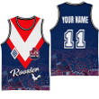 Sydney Roosters Aboriginal Pattern 2023 Basketball Jersey A35 | Love New Zealand