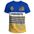 Parramatta Eels Aboriginal Pattern 2023 T-shirt A35 | Love New Zealand