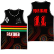 Penrith Panther Aboriginal Pattern 2023 Basketball Jersey A35 | Love New Zealand