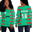 South Sydney Rabbitohs Aboriginal Pattern 2023 Off Shoulder Sweaters A35 | Love New Zealand