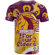 Brisbane City Naidoc Week T-Shirt - Mighty Bronx National NAIDOC Week For Our Elders Polo Shirt 2023