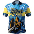 Love New Zealand | Gold Coast Custom Polo Shirt - Titans For Life With Aboriginal Style 2023