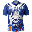 Love New Zealand | City of Canterbury Bankstown Custom Polo Shirt - Bulldogs For Life With Aboriginal Style 2023