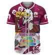 Sydney's Northern Beaches Baseball Shirt - Custom Go Mighty Manly National NAIDOC Week For Our Elders 2023