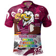 Sydney's Northern Beaches Polo Shirt - Custom Go Mighty Manly National NAIDOC Week For Our Elders 2023