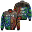 The Union Naidoc Week 2023 For Our Elders  Sleeve Zip Bomber Jacket A31 | Africazone.com