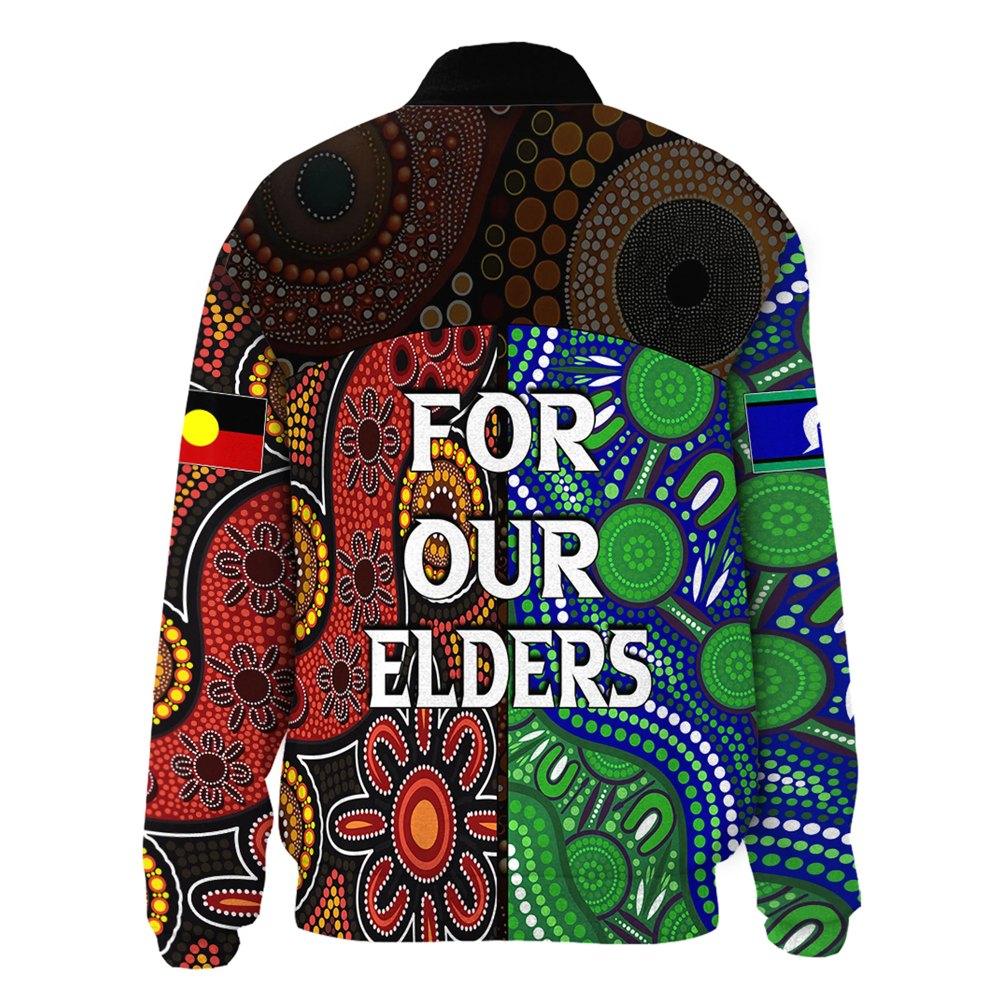The Union Naidoc Week 2023 For Our Elders Thicken Stand-Collar Jacket A31 | Love New Zealand