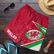 Wales Rugby Men's Shorts - Celtic Welsh Rugby Ball