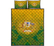 Australia Aboriginal Quilt Bed Set, Australia Rugby and Coat Of Arms Ver02