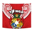 Love New Zealand Home Set - (Custom Personalised) Tonga Rugby Tapestry Royal Style TH12