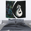 Love New Zealand Home Set - New Zealand Maori Manaia Paua Shell Tapestry - Circle Style J95