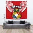 Love New Zealand Home Set - (Custom Personalised) Tonga Rugby Tapestry Royal Style TH12