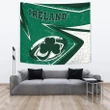 Ireland Rugby Tapestry - Celtic Shamrock & Rugby Ball - BN22