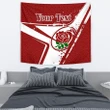 (Custom Text) England Rugby Personalised Tapestry - England Rugby - BN23