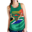 Springboks Clothing - 2023 South Africa Rugby Champion Racerback Tank T5