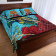Alohawaii Quilt Bed Set - Pitcairn Island Pitcairn Island Turtle Hibiscus Ocean Quilt Bed Set A95