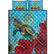 Alohawaii Quilt Bed Set - Tuvalu Turtle Hibiscus Ocean Quilt Bed Set A95