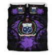 Alohawaii Bedding Set - Cover and Pillow Cases Samoa Purple Hibiscus | Alohawaii.co