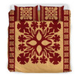 Alohawaii Bedding Set - Cover and Pillow Cases Hawaiian Quilt Pattern Garden Polynesian - AH J9