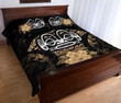 Alohawaii Home Set - Quilt Bed Set Marquesas Islands Hibiscus Gold A02