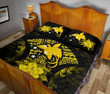 Alohawaii Home Set - Quilt Bed Set Papua New Guinea Hibiscus Yellow A02