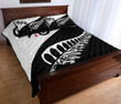 Alohawaii Home Set - Quilt Bed Set New Zealand - Silver Fern Koru A02