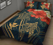 Alohawaii Home Set - Quilt Bed Set Hawaii Polynesian Turtle Hibiscus Nolan Style J4