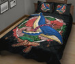 Alohawaii Home Set - Quilt Bed Set Hawaii - Polynesian Whale Turtle - BN11