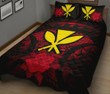 Alohawaii Home Set - Quilt Bed Set Kanaka Maoli (Hawaii) Hibiscus Red A02